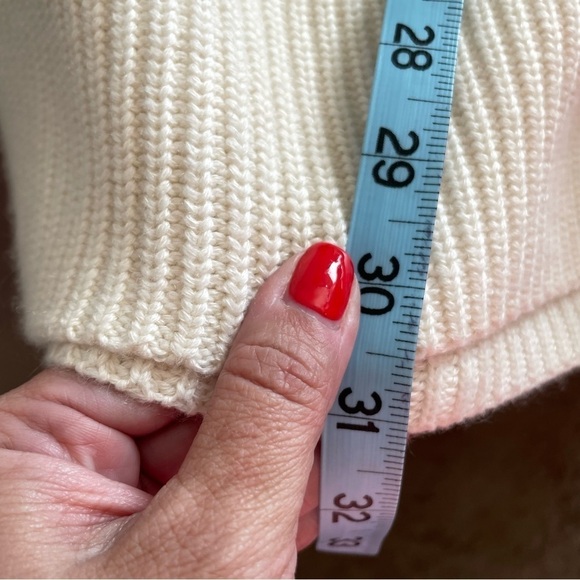 6397 Sleeveless Ribbed Tunic in Ivory Organic Cotton Cashmere Blend Shirt Top - Picture 13 of 14